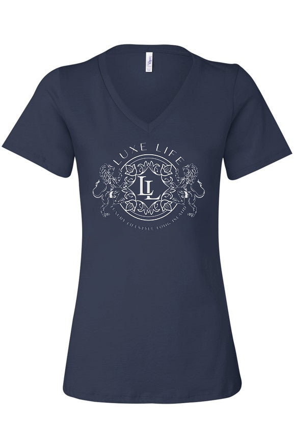 Luxe Life Women's V-Neck Tee