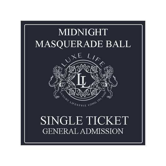 Midnight Masquerade Ball Single Ticket